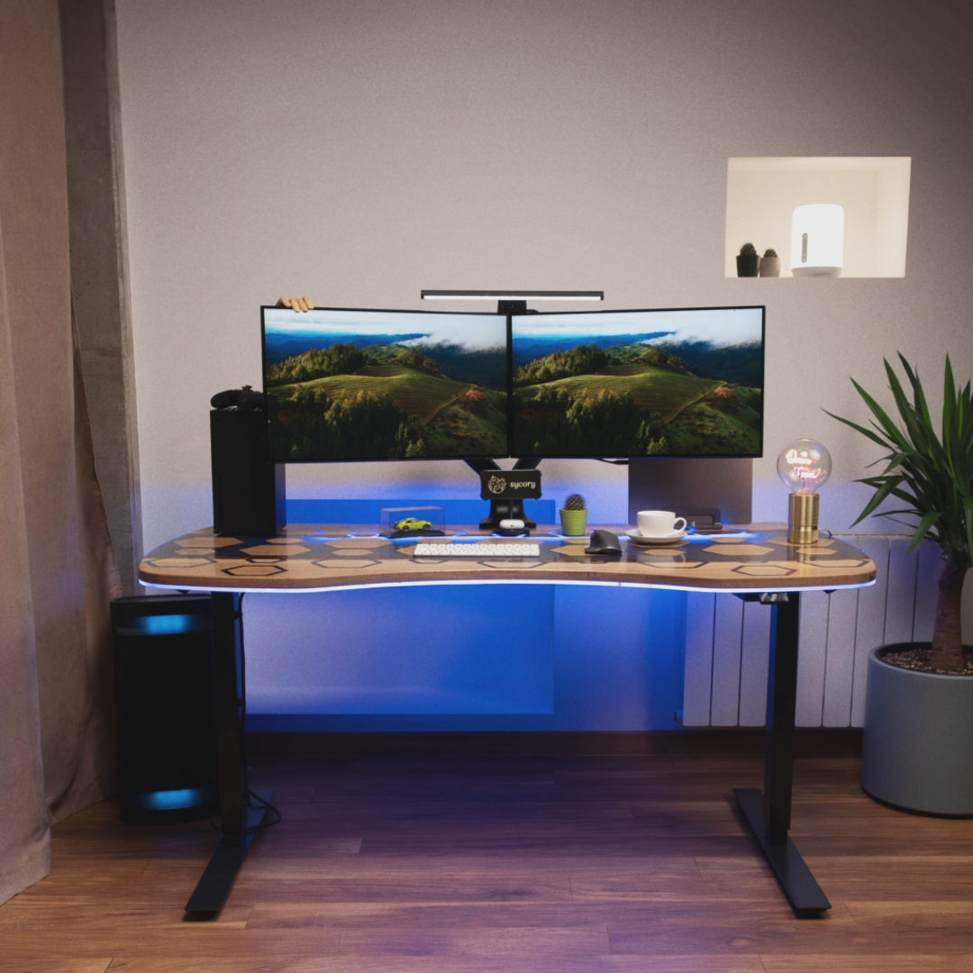 Luxury epoxy desk